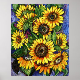 Solblommor Poster