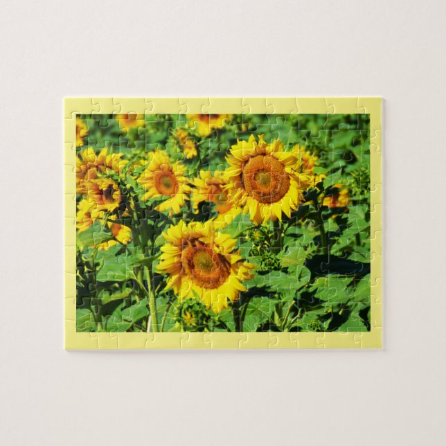Solblommor Pussel (Horisontell)
