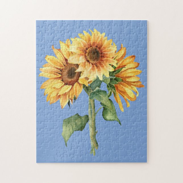 Solblommor Puzzle Pussel (Vertikal)