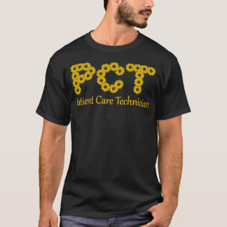 Solblommor Retro Chic Brev PCT Patientvårdstec T Shirt