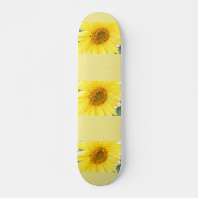 Solblommor Skateboard Bräda 19,5 Cm (Framsida)