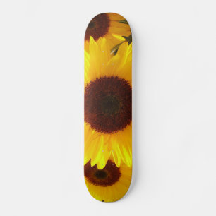 Solblommor Skateboard Bräda 21,5 Cm