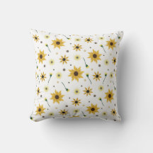 Solblommor, sömlös mönster