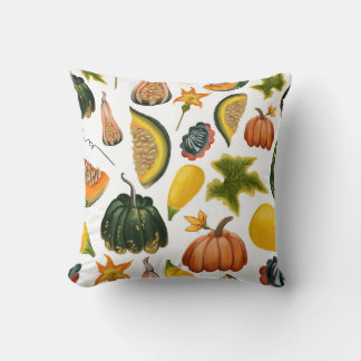 Solblommor Sommar: Vintage Watercolor Mönster Kudde