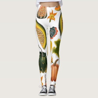 Solblommor Sommar: Vintage Watercolor Mönster Leggings