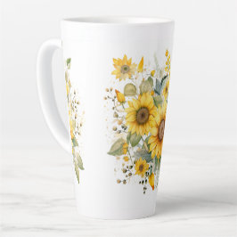 Solblommor, sommarlatte Porcelain Kopp