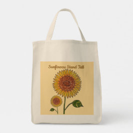 Solblommor Stall Tall Tygkasse