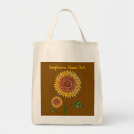 Solblommor Stall Tall Tygkasse
