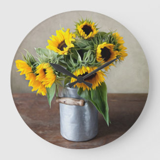 Solblommor Stor Klocka