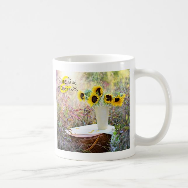 Solblommor Sunshine & Happity Kaffemugg (Höger)