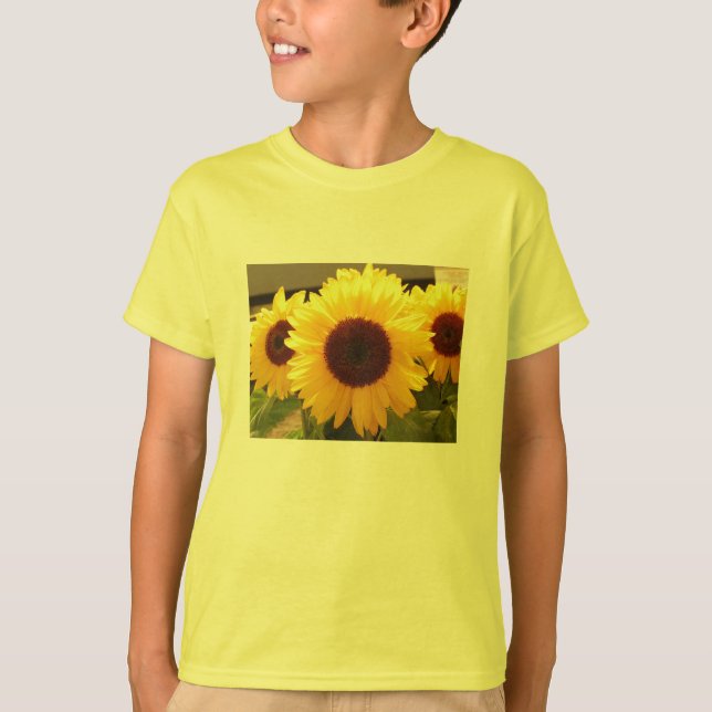 Solblommor T-shirt (Framsida)