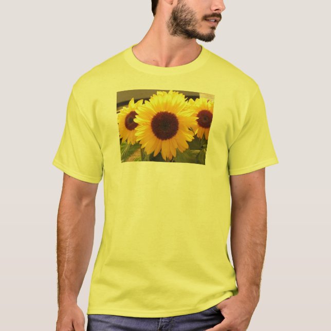 Solblommor T-shirt (Framsida)