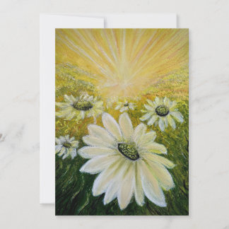 Solblommor Tack Kort