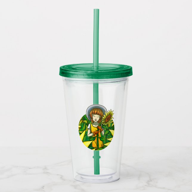 Solblommor Take Away Mugg (Framsida)