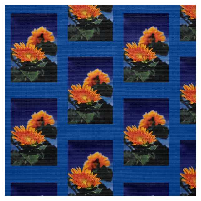 Solblommor Tyg (Provkarta)