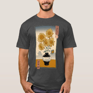 Solblommor Ukiyoe T Shirt