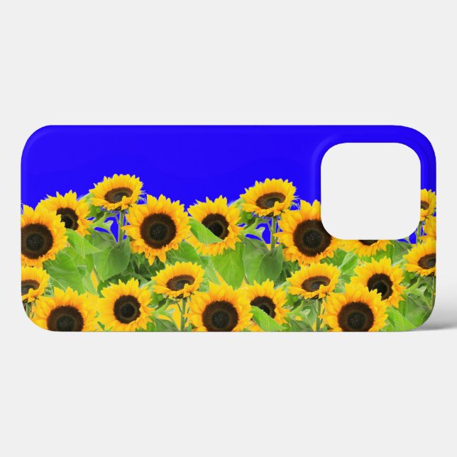 Solblommor - Ukrainas Flagga Peace Freedom Ukraina (Baksida (horisontell))