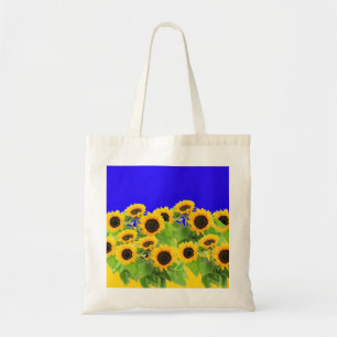 Solblommor - Ukrainas Flagga Peace Freedom Ukraina Tygkasse