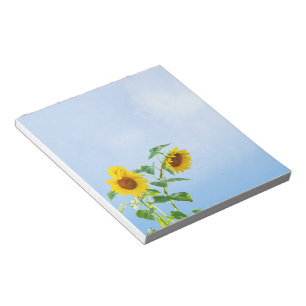 Solblommor under Blå himmel Anteckningsblock