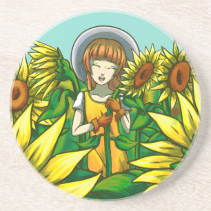 Solblommor Underlägg