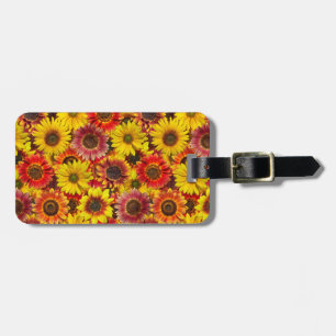 Solblommor utan Mönster Bagagebricka
