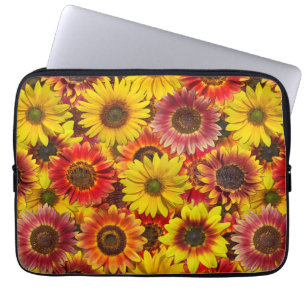 Solblommor utan Mönster Laptop Fodral