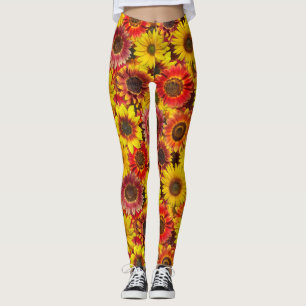 Solblommor utan Mönster Leggings