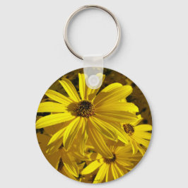 Solblommor vid djurparken nyckelring