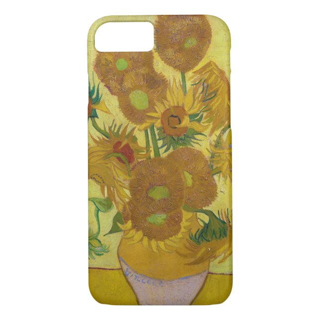 Solblommor, Vincent van Gogh, 1889 Case-Mate iPhone Skal (Baksida)