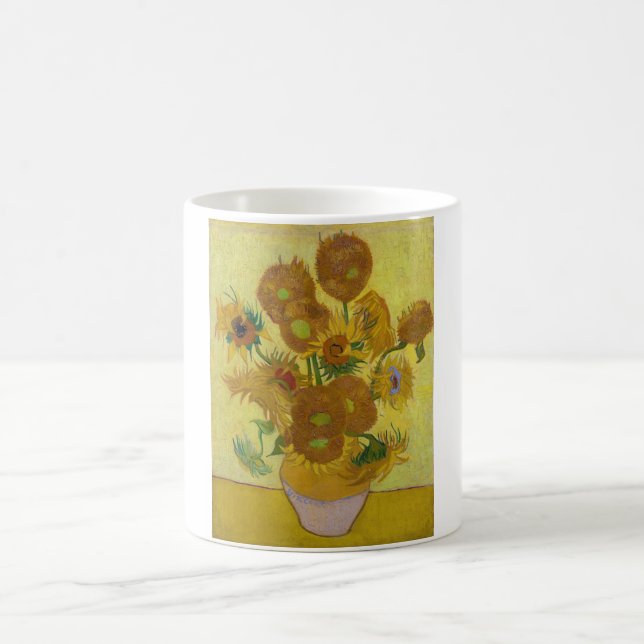 Solblommor, Vincent van Gogh, 1889 Kaffemugg (Center)