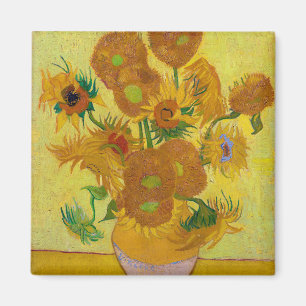 Solblommor, Vincent van Gogh, 1889 Magnet