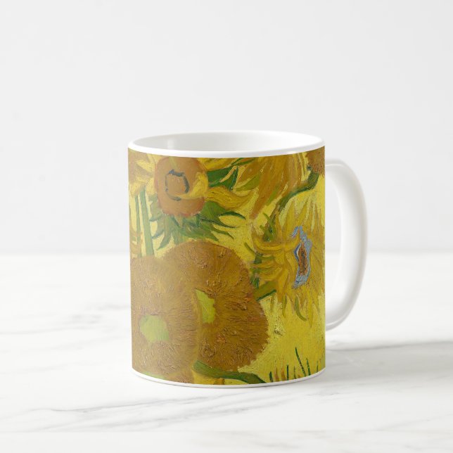 Solblommor - Vincent van Gogh Kaffemugg (Framsida höger)