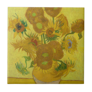 Solblommor - Vincent van Gogh Kakelplatta