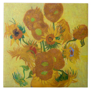 Solblommor, Vincent van Gogh Kakelplatta