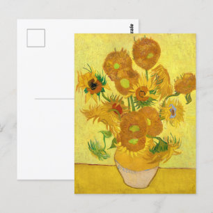 Solblommor, Vincent van Gogh Vykort