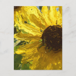 Solblommor Vykort