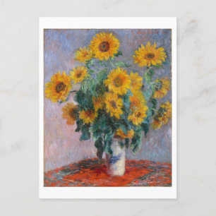Solblommornas Bouquet av Claude Monet Vykort