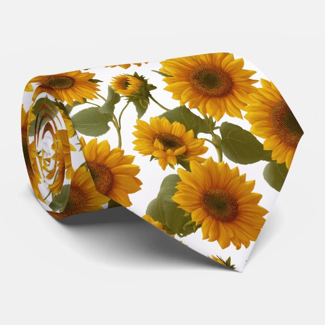 Solblomsblomster Mönster Slips (Rullad)