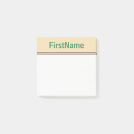 Solbränd bakgrund för elegant och sätta en klocka post-it block