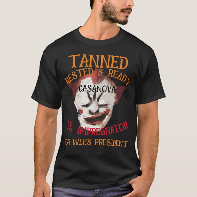 Solbränd FW FV HG Avslappnad & Redo CASANOVA WEST  T Shirt (Framsida)