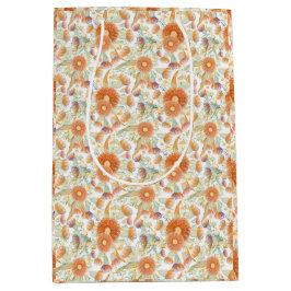 Solbränd slagg och Eucalyptus Blooms Wrapping Pap