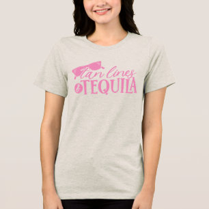 Solbränna och Tequila Citat Systerparty T Shirt