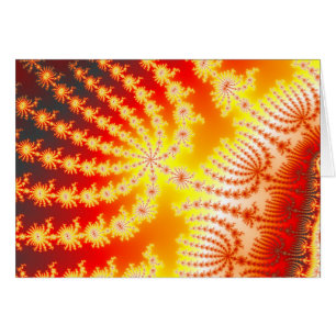 Solbränst 1.1 - Fractal Hälsningskort