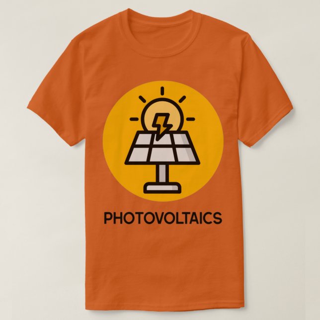 Solceller T Shirt (Design framsida)