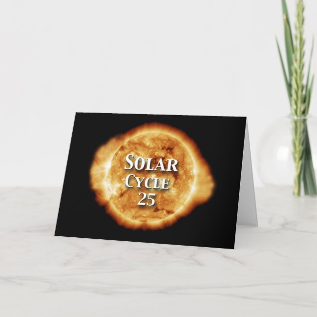 Solcellscykel 25 aktiv Sol Kort (Framsida)