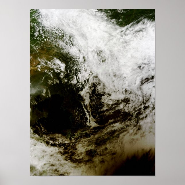 Solcellsklips över Sydostasien Poster (Framsidan)