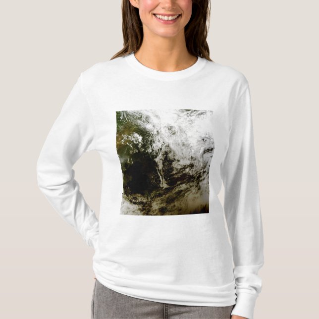 Solcellsklips över Sydostasien T Shirt (Framsida)
