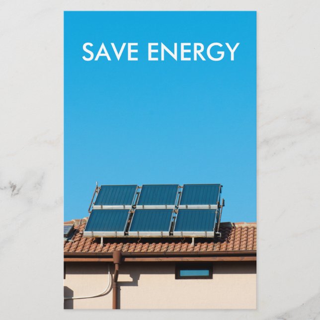 Solcellssystem Flygblad (Framsidan)