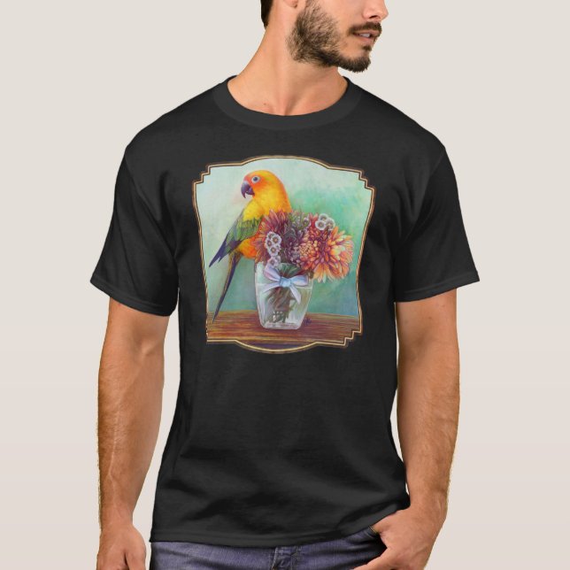 Solconure och blommor t shirt (Framsida)