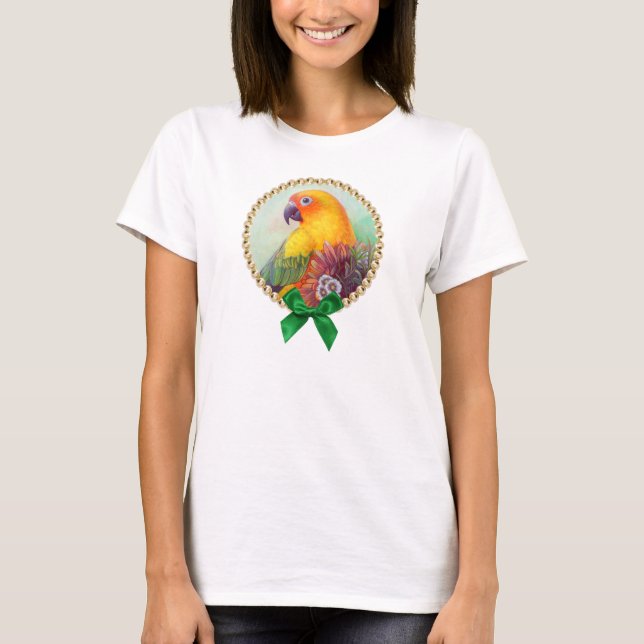 Solconure och blommor tee shirt (Framsida)